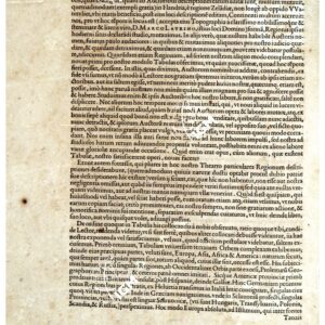 THEATRUM ORBIS TERRARUM (ATLANTE DELL' ORTELIO) A COLORI - CATALOGUS AUCTORUM TABULARUM GEOGRAPHICARUM PAGINA 3 TANAIS