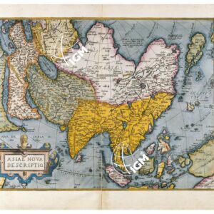 THEATRUM ORBIS TERRARUM (ATLANTE DELL' ORTELIO) A COLORI - ASIA NOVA DESCRIPTIO TAVOLA 3