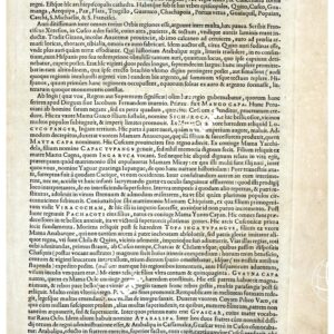 THEATRUM ORBIS TERRARUM (ATLANTE DELL' ORTELIO) A COLORI -  PERUVIA TESTO FRONTE