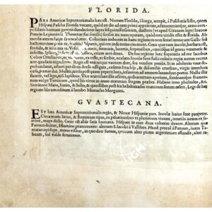 THEATRUM ORBIS TERRARUM (ATLANTE DELL' ORTELIO) A COLORI - FLORIDA, GUASTECANA  TESTO