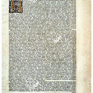 THEATRUM ORBIS TERRARUM (ATLANTE DELL' ORTELIO) A COLORI - HISPALENSIS CONVENTUS SIVE ANDALUZIÆ PARS TESTO FRONTE