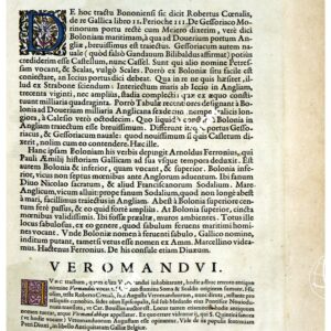 THEATRUM ORBIS TERRARUM (ATLANTE DELL' ORTELIO) A COLORI - CALETES ET BONONIENSES - VEROMANDUI  TESTO