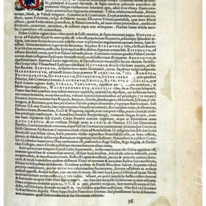 THEATRUM ORBIS TERRARUM (ATLANTE DELL' ORTELIO) A COLORI -  GELDRIA  TESTO