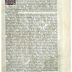 THEATRUM ORBIS TERRARUM (ATLANTE DELL' ORTELIO) A COLORI - LEODIENSIS DIOECESIS  TESTO