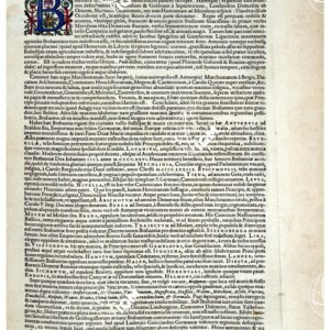 THEATRUM ORBIS TERRARUM (ATLANTE DELL' ORTELIO) A COLORI - BRABANTIA  TESTO