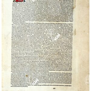 THEATRUM ORBIS TERRARUM (ATLANTE DELL' ORTELIO) A COLORI - HOLLANDIA TESTO