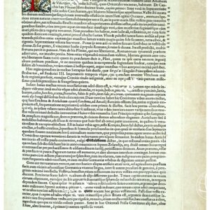 THEATRUM ORBIS TERRARUM (ATLANTE DELL' ORTELIO) A COLORI - FRISIA ORIENTALIS  TESTO