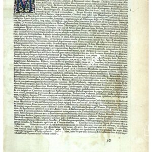 THEATRUM ORBIS TERRARUM (ATLANTE DELL' ORTELIO) A COLORI - BRANDEBURGICUS MARCHIONATUS  TESTO