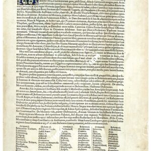 THEATRUM ORBIS TERRARUM (ATLANTE DELL' ORTELIO) A COLORI - MORAVIA  TESTO