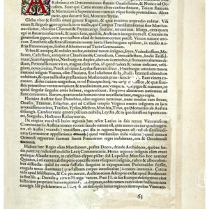 THEATRUM ORBIS TERRARUM (ATLANTE DELL' ORTELIO) A COLORI - AUSTRIA  TESTO