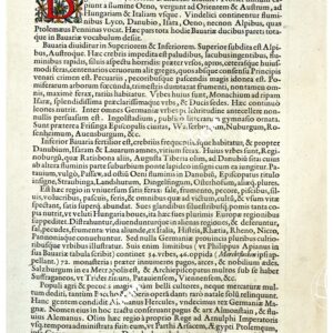 THEATRUM ORBIS TERRARUM (ATLANTE DELL' ORTELIO) A COLORI - BAVARIA  TESTO