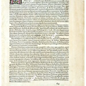 THEATRUM ORBIS TERRARUM (ATLANTE DELL' ORTELIO) A COLORI - HELVETIA  TESTO