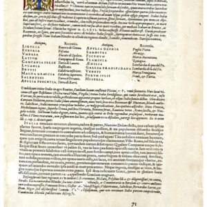 THEATRUM ORBIS TERRARUM (ATLANTE DELL' ORTELIO) A COLORI - ITALIA TESTO