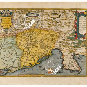 THEATRUM ORBIS TERRARUM (ATLANTE DELL' ORTELIO) A COLORI - FORUM IVLII  TAVOLA 72