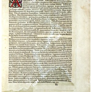 THEATRUM ORBIS TERRARUM (ATLANTE DELL' ORTELIO) A COLORI - PERUSINUS AGER  TESTO