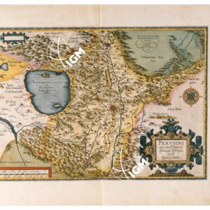 THEATRUM ORBIS TERRARUM (ATLANTE DELL' ORTELIO) A COLORI - PERUSINUS AGER  TAVOLA 82