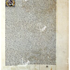 THEATRUM ORBIS TERRARUM (ATLANTE DELL' ORTELIO) A COLORI - ISCHIA INSULA TESTO