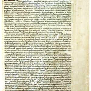 THEATRUM ORBIS TERRARUM (ATLANTE DELL' ORTELIO) A COLORI - ILLYRICUM TESTO