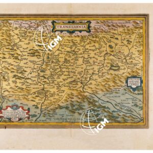 THEATRUM ORBIS TERRARUM (ATLANTE DELL' ORTELIO) A COLORI - TRANSSILVANIA TAVOLA 97