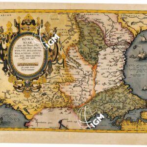 THEATRUM ORBIS TERRARUM (ATLANTE DELL' ORTELIO) A COLORI - ROMANIA  TAVOLA 101