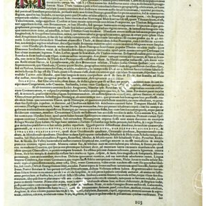 THEATRUM ORBIS TERRARUM (ATLANTE DELL' ORTELIO) A COLORI - ISLANDIA TESTO FRONTE