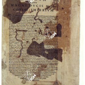 THEATRUM ORBIS TERRARUM (ATLANTE DELL' ORTELIO) A COLORI - RUSSIA AU POTIUS MAGNIDUCIS MOSCOVIÆ IMPERIUM  TESTO