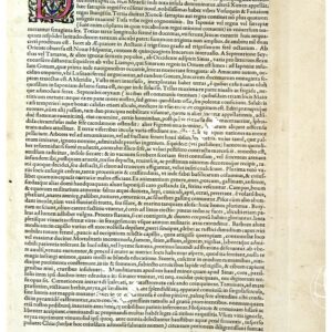 THEATRUM ORBIS TERRARUM (ATLANTE DELL' ORTELIO) A COLORI - IAPONIA INSULA TESTO FRONTE