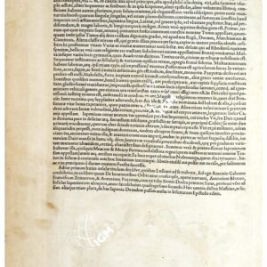 THEATRUM ORBIS TERRARUM (ATLANTE DELL' ORTELIO) A COLORI - IAPONIA INSULA TESTO RETRO