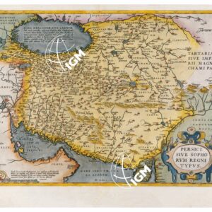 THEATRUM ORBIS TERRARUM (ATLANTE DELL' ORTELIO) A COLORI - PERSIÆ REGNUM SIVE SOPHORUM IMPERUM  TAVOLA 109