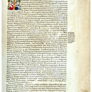 THEATRUM ORBIS TERRARUM (ATLANTE DELL' ORTELIO) A COLORI - TURCICUM IMPERUM TESTO