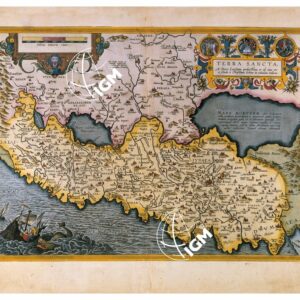 THEATRUM ORBIS TERRARUM (ATLANTE DELL' ORTELIO) A COLORI - TERRA SANCTA TAVOLA 111