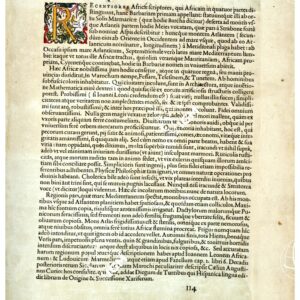 THEATRUM ORBIS TERRARUM (ATLANTE DELL' ORTELIO) A COLORI - BARBARIA ET BILEDULGERID  TESTO