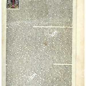 THEATRUM ORBIS TERRARUM (ATLANTE DELL' ORTELIO) A COLORI - BRITANNICÆ INSULÆ  TESTO