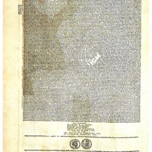 THEATRUM ORBIS TERRARUM (ATLANTE DELL' ORTELIO) A COLORI - GALLIA STRABONIS, CETERORUMQ  TESTO RETRO