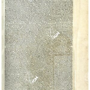 THEATRUM ORBIS TERRARUM (ATLANTE DELL' ORTELIO) A COLORI - GERMANIA  TESTO FRONTE