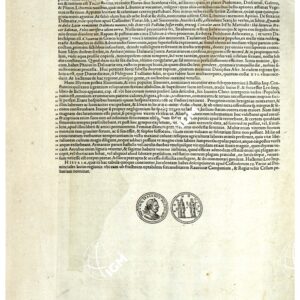 THEATRUM ORBIS TERRARUM (ATLANTE DELL' ORTELIO) A COLORI - PANNONIA ET ILLYRIS  TESTO RETRO