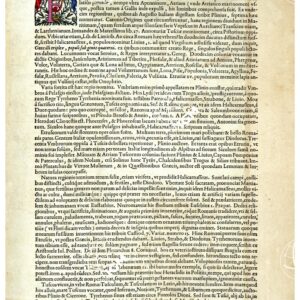 THEATRUM ORBIS TERRARUM (ATLANTE DELL' ORTELIO) A COLORI - TUSCIA FIUE ETRURIA TESTO