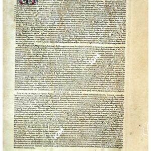 THEATRUM ORBIS TERRARUM (ATLANTE DELL' ORTELIO) A COLORI - MAGNA GRÆCIA  TESTO