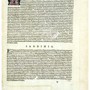 THEATRUM ORBIS TERRARUM (ATLANTE DELL' ORTELIO) A COLORI - CRETA, SARDINIA TESTO