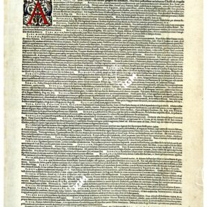 THEATRUM ORBIS TERRARUM (ATLANTE DELL' ORTELIO) A COLORI - IUDÆA ET ISRAHEL TESTO