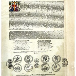 THEATRUM ORBIS TERRARUM (ATLANTE DELL' ORTELIO) A COLORI -  ÆNEÆ NAVIGATIO EX VIRGILIO ADDITIS ETIAM  TESTO