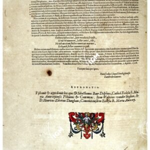 THEATRUM ORBIS TERRARUM (ATLANTE DELL' ORTELIO) A COLORI - DE MONA DRUIDUM INSULA ANTIQUITATI SUÆ TESTO PAGINA 4