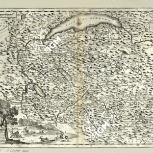 ATLANTE DELLE CARTE GEOGRAFICHE DI VARIE REGIONI D' ITALIA A FOGLI SCIOLTI - TAVOLA 1