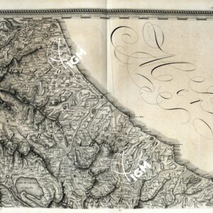 ATLANTE BACLER D'ALBE CARTE GENERALE DES ROYAUMES DE NAPLES, SICILIE ET SARDAIGNE EN 24 FEUILLES - FOGLIO 3