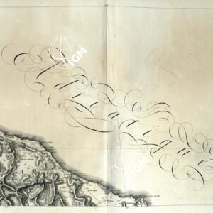 ATLANTE BACLER D'ALBE CARTE GENERALE DES ROYAUMES DE NAPLES, SICILIE ET SARDAIGNE EN 24 FEUILLES - FOGLIO 8