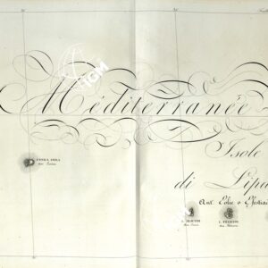 ATLANTE BACLER D'ALBE CARTE GENERALE DES ROYAUMES DE NAPLES, SICILIE ET SARDAIGNE EN 24 FEUILLES - FOGLIO 14