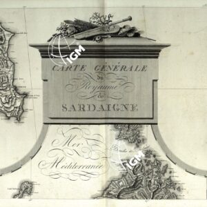 ATLANTE BACLER D'ALBE CARTE GENERALE DES ROYAUMES DE NAPLES, SICILIE ET SARDAIGNE EN 24 FEUILLES - FOGLIO 16