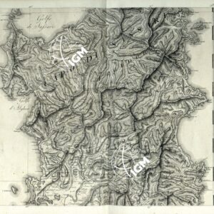 ATLANTE BACLER D'ALBE CARTE GENERALE DES ROYAUMES DE NAPLES, SICILIE ET SARDAIGNE EN 24 FEUILLES - FOGLIO 17