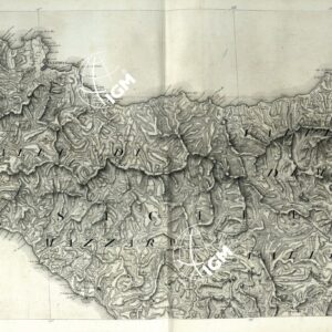 ATLANTE BACLER D'ALBE CARTE GENERALE DES ROYAUMES DE NAPLES, SICILIE ET SARDAIGNE EN 24 FEUILLES - FOGLIO 19