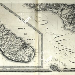 ATLANTE BACLER D'ALBE CARTE GENERALE DES ROYAUMES DE NAPLES, SICILIE ET SARDAIGNE EN 24 FEUILLES - FOGLIO 22